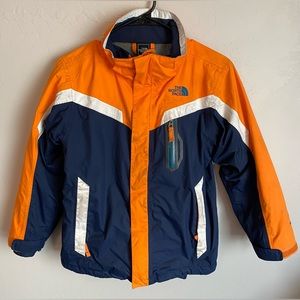 North Face Boys Size M (10/12) Tri-climate 3-in-1 Dryvent Jacket Ski Snowboard